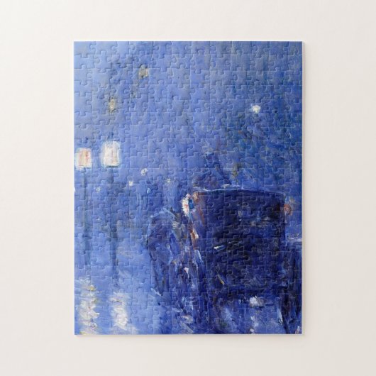 Childe Hassam - Rainy Midnight Legpuzzel (Verticaal)