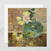 Childe Hassam - Rozen in een fase Feestdagenkaart (Voorkant / Achterkant)