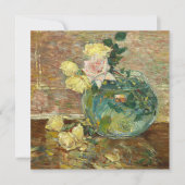 Childe Hassam - Rozen in een fase Feestdagenkaart (Voorkant)