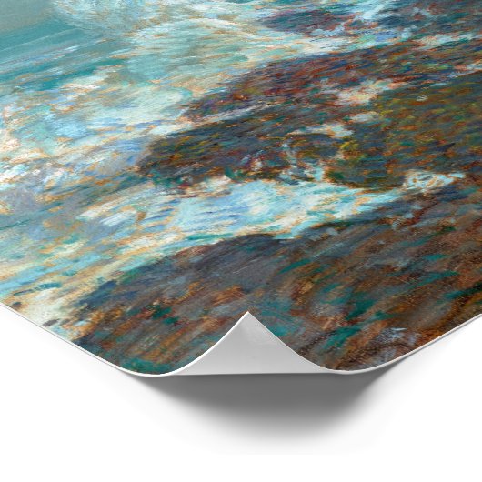 Childe Hassam - Seascape-eiland Shoals Poster (Hoek)