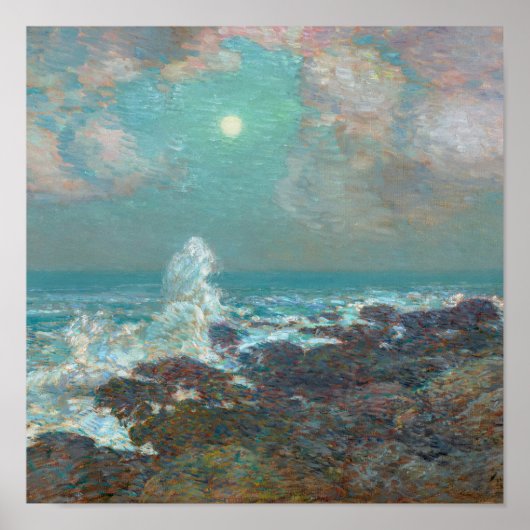 Childe Hassam - Seascape-eiland Shoals Poster (Voorkant)