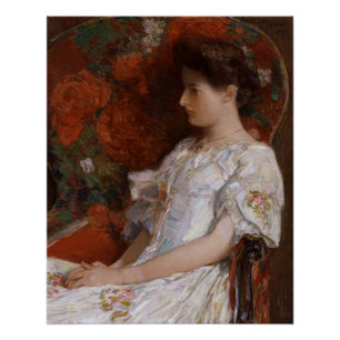 Childe Hassam Victoriaans stoel CC0189 Impressioni Poster