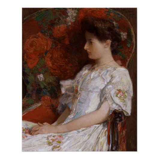 Childe Hassam Victoriaans stoel CC0189 Impressioni Poster (Voorkant)