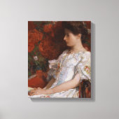 Childe Hassam Victoriaans stoel CC0192 Impressioni Canvas Afdruk (Voorkant)