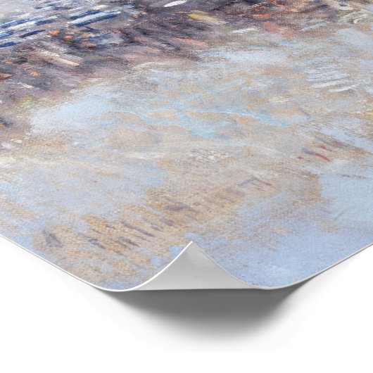 Childe Hassam Vlaggen op het Waldorf Schilderij Ku Poster (Hoek)