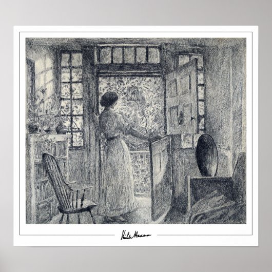 Childe Hassam Zedign Art Poster #139 (Voorkant)