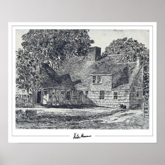 Childe Hassam Zedign Art Poster #160-2 (Voorkant)