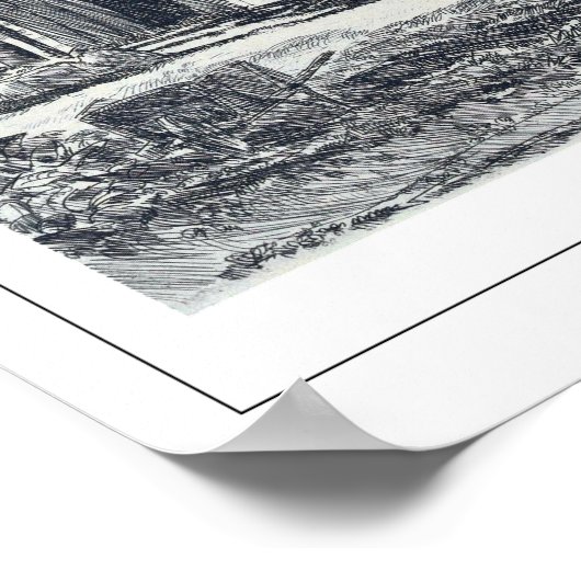 Childe Hassam Zedign Art Poster #160-2 (Hoek)