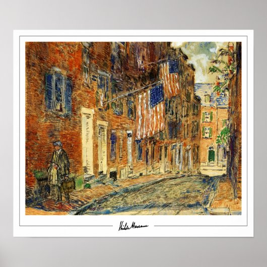 Childe Hassam Zedign Art Poster #185-2 (Voorkant)