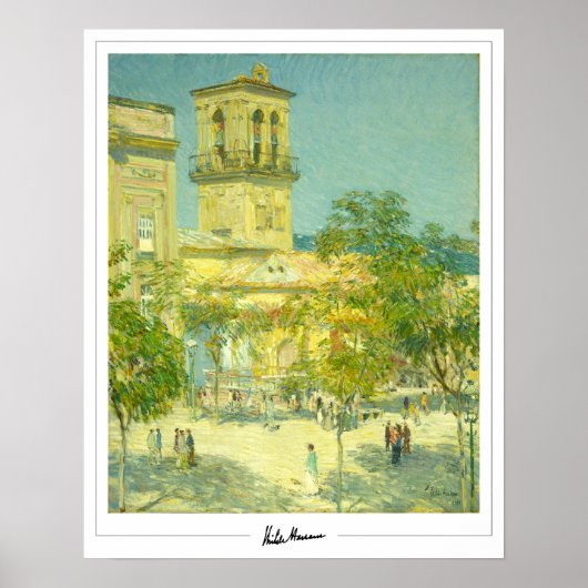 Childe Hassam Zedign Art Poster #1-2 (Voorkant)