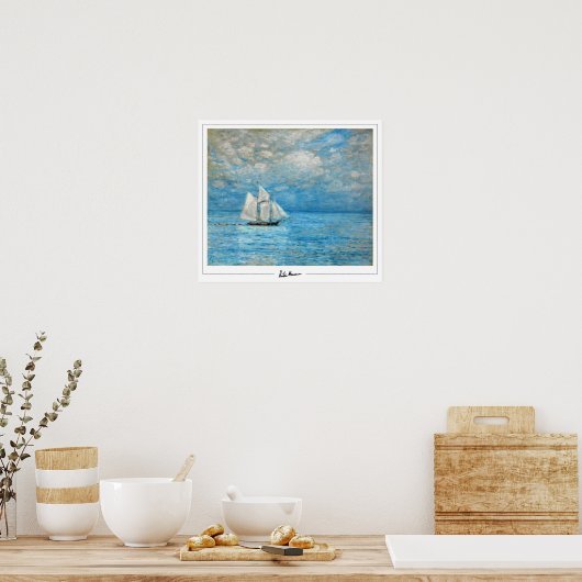 Childe Hassam Zedign Art Poster #321-2 (Keuken)