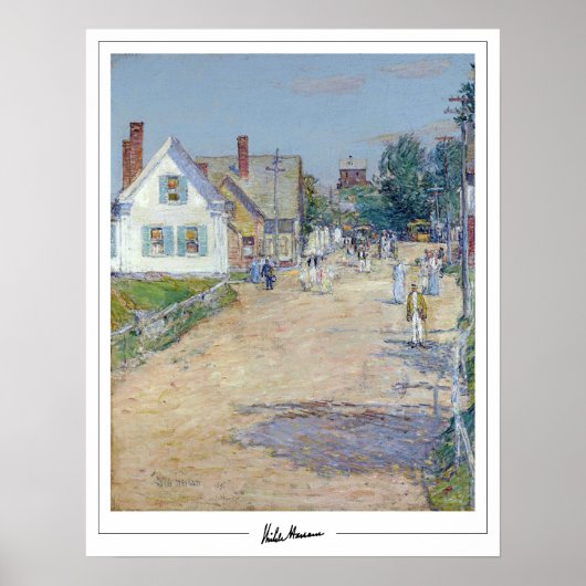 Childe Hassam Zedign Art Poster #36 (Voorkant)