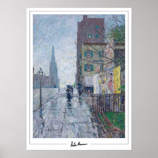 Childe Hassam Zedign Art Poster #378-2 (Voorkant)