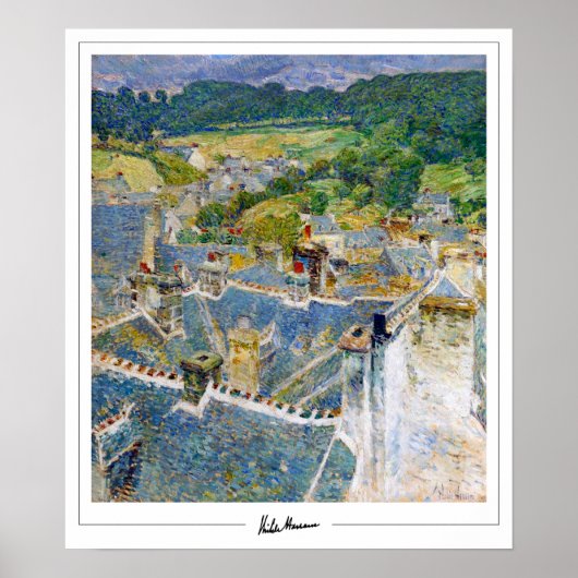 Childe Hassam Zedign Art Poster #402-2 (Voorkant)