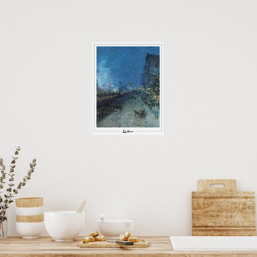 Childe Hassam Zedign Art Poster #437-2 (Keuken)