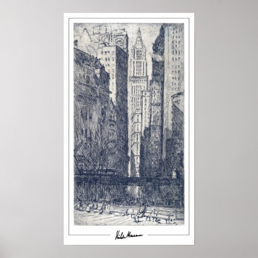 Childe Hassam Zedign Art Poster #440 (Voorkant)