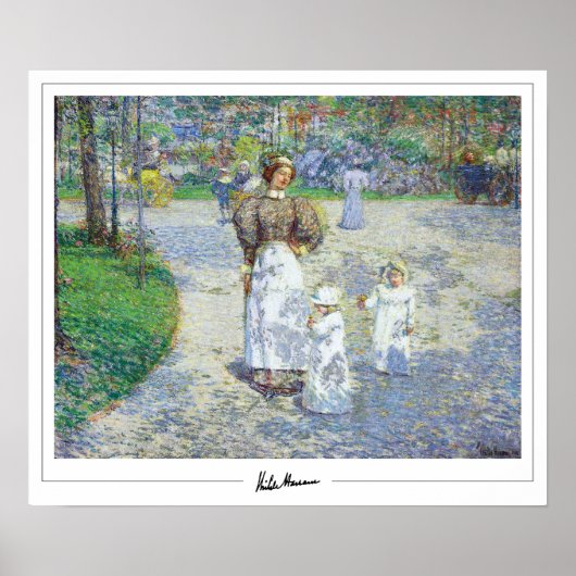 Childe Hassam Zedign Art Poster #448 (Voorkant)