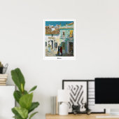 Childe Hassam Zedign Art Poster #450-2 (Thuiskantoor)