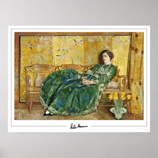 Childe Hassam Zedign Art Poster #58 (Voorkant)