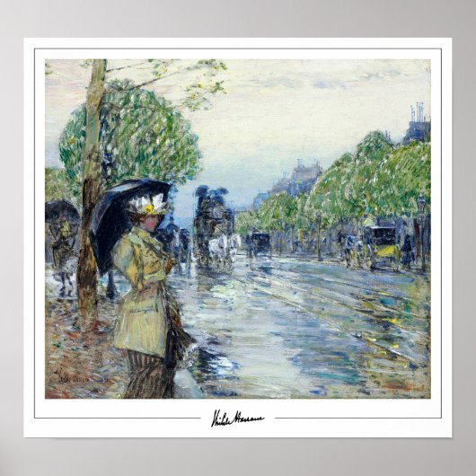 Childe Hassam Zedign Kunstposter #448-2 Poster (Voorkant)