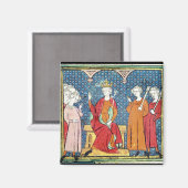 Childeric II , Merovingian King of Austrasia Magneet (Voorkant / Achterkant)