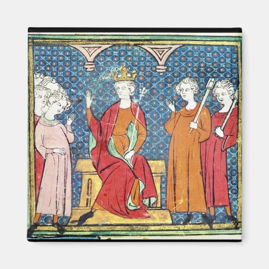 Childeric II , Merovingian King of Austrasia Magneet (Voorkant)