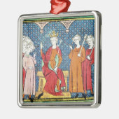 Childeric II , Merovingian King of Austrasia Metalen Ornament (Links)