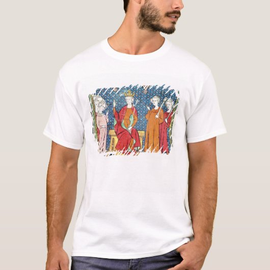 Childeric II , Merovingian King of Austrasia T-shirt (Voorkant)