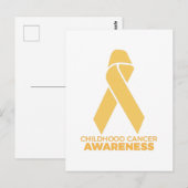 Childhood Cancer Awareness Briefkaart (Voorkant / Achterkant)