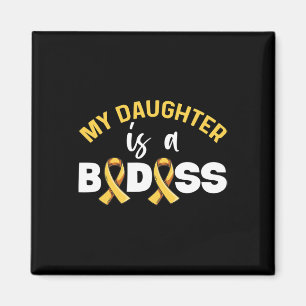 Childhood Cancer Awareness Design voor een vader v Magneet