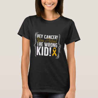 Childhood Cancer Awareness Kind Warrior Ribbon Str T-shirt