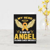 Childhood Cancer Awareness Maand Mijn held is nu m Kaart (Gele Bloem)