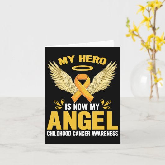 Childhood Cancer Awareness Maand Mijn held is nu m Kaart (Gele Bloem)