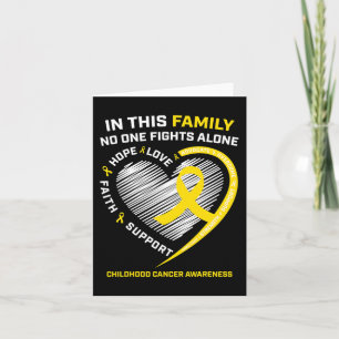Childhood Cancer Awareness Products Gifts Boys Gir Kaart