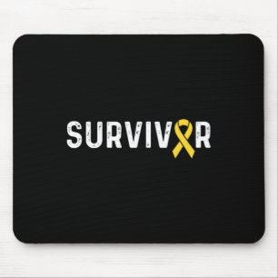 Childhood Cancer Awareness Ribbon Survivor Remissi Muismat