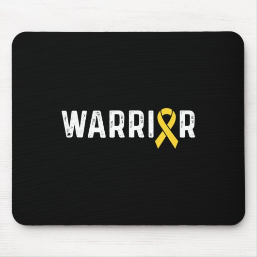 Childhood Cancer Awareness Ribbon Warrior  Muismat (Voorkant)