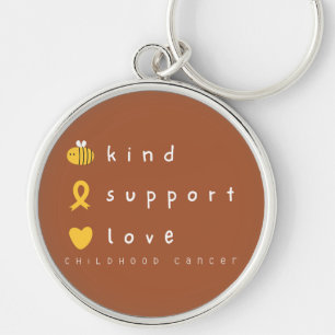 Childhood Cancer Awareness Sleutelhanger Gift