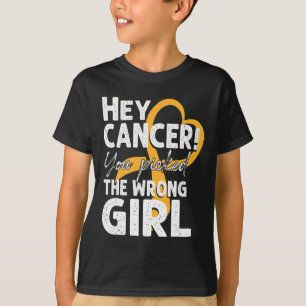 Childhood Cancer Awareness Survivor foute Kind GIR T-shirt