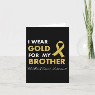 Childhood Cancer Awareness Survivor Mannen Warrior Kaart