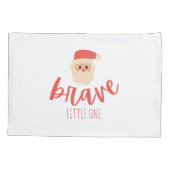 childhood cancer brave Christmas Santa  Kussensloop (Achterkant)