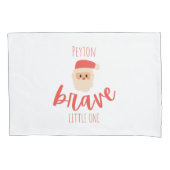 childhood cancer brave personalized ChristmasSanta Kussensloop (Voorkant)