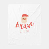 childhood cancer Christmas Santa Fleece Blanket (Voorkant)