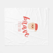 childhood cancer Christmas Santa Fleece Blanket (Voorkant (Horizontaal))