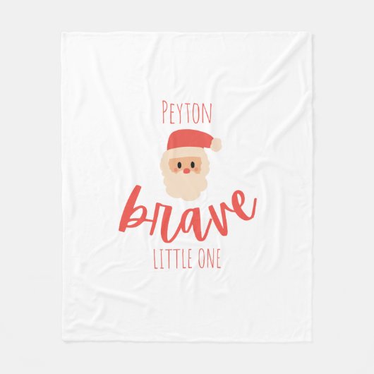 childhood cancer Custom Christmas Fleece Blanket (Voorkant)