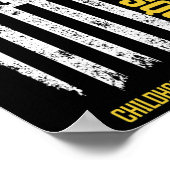 Childhood Cancer Support Squad Childhood Cancer Aw Poster (Hoek)