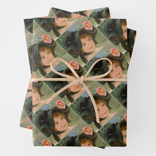 Childhood in a garden - Mary Cassatt Inpakpapier Vel (In situ)