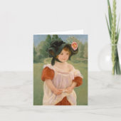 Childhood in a garden - Mary Cassatt Kaart (Voorkant)