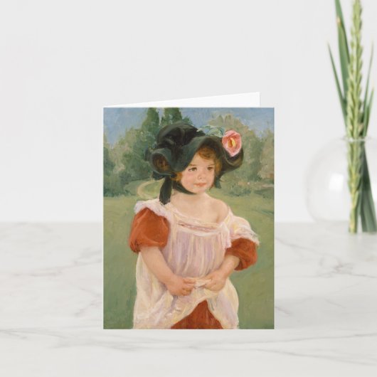 Childhood in a garden - Mary Cassatt Kaart (Voorkant)