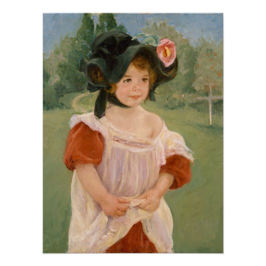 Childhood in a garden - Mary Cassatt Perfect Poster (Voorkant)