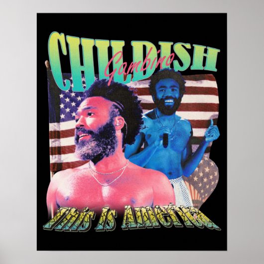 Childish Gambino Poster (Voorkant)